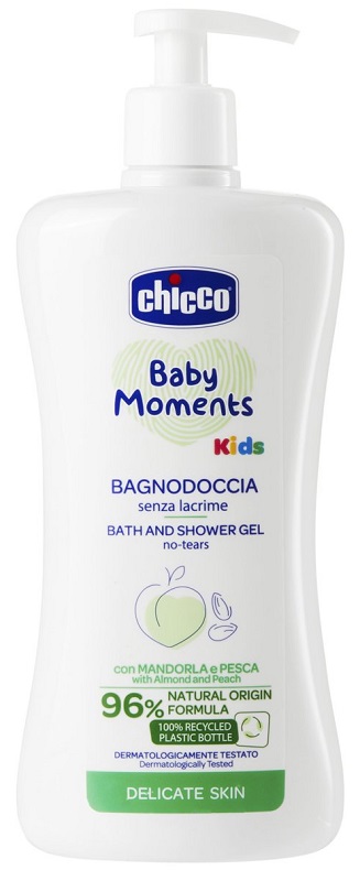 CHICCO BABY MOMENTS BAGNODOCCIA KIDS 500 ML - Parafarmacia Mostacciano