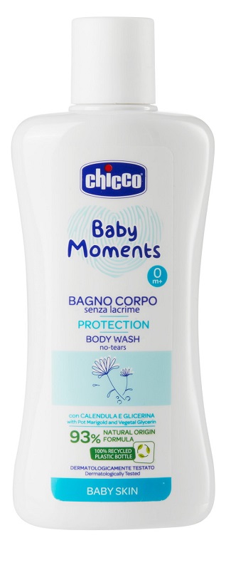 CHICCO BABY MOMENTS BAGNOSCHIUMA DELICATE 200 ML - Parafarmacia Mostacciano