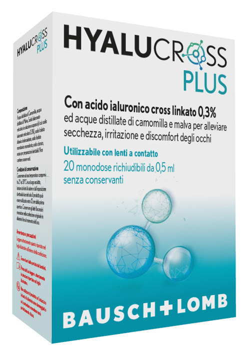 HYALUCROSS PLUS 20 FLACONCINI MONODOSE DA 0,5 ML - Parafarmacia Mostacciano