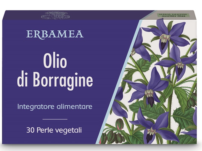 OLIO DI BORRAGINE 30 PERLE VEGETALI - Parafarmacia Mostacciano