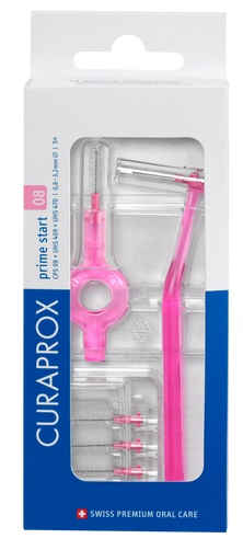 CURAPROX CPS 08 SCOVOLINO PRIME START 08 PINK 5 PEZZI - Parafarmacia Mostacciano
