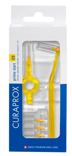 CURAPROX CPS 09 SCOVOLINO PRIME START 09 YELLOW 5 PEZZI - Parafarmacia Mostacciano