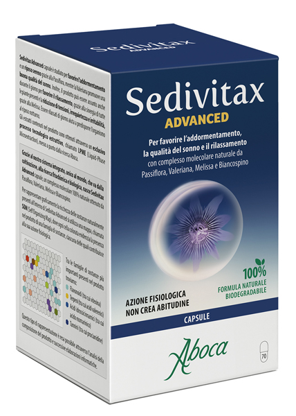 SEDIVITAX ADVANCED 70 CAPSULE - Parafarmacia Mostacciano