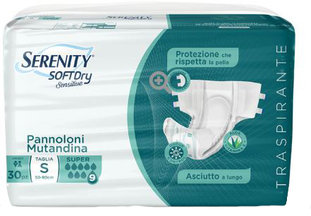 PANNOLONE MUTANDINA SERENITY SD SENSITIVE SUPER L 15 PEZZI - Parafarmacia Mostacciano
