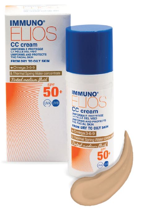 IMMUNO ELIOS CC CREAM SPF50+ TINTED MEDIUM 40 ML - Parafarmacia Mostacciano
