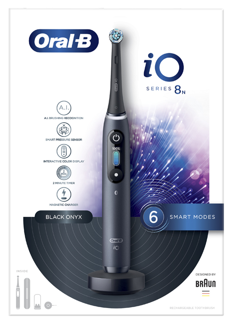 ORAL-B IO8 N BLACK SPAZZOLINO ELETTRICO - Parafarmacia Mostacciano