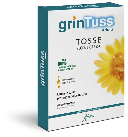 GRINTUSS ADULTI SCIROPPO 12 FLACONCINI - Parafarmacia Mostacciano