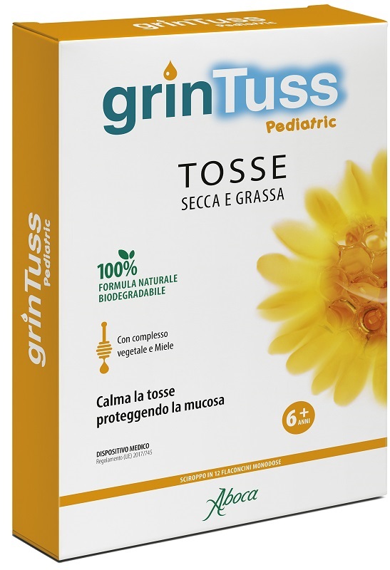 GRINTUSS PEDIATRIC SCIROPPO 12 FLACONCINI - Parafarmacia Mostacciano