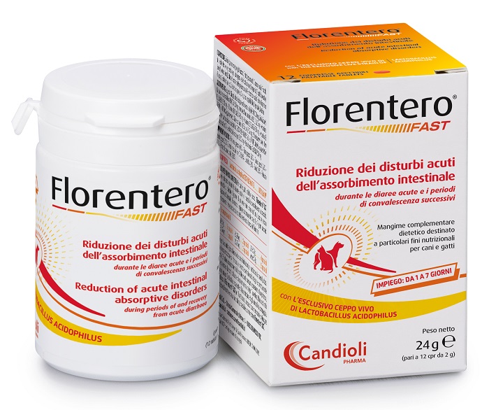 FLORENTERO FAST BARATTOLO DA 12 COMPRESSE APPETIBILI DA 2 G - Parafarmacia Mostacciano
