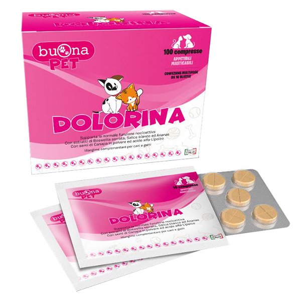 DOLORINA 100 COMPRESSE MASTICABILI - Parafarmacia Mostacciano