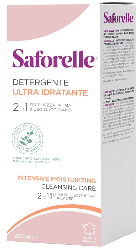SAFORELLE DETERGENTE ULTRA IDRATANTE 250 ML - Parafarmacia Mostacciano