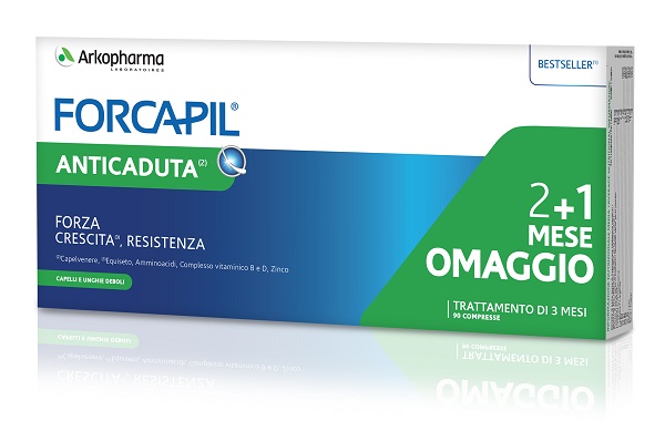 FORCAPIL PACK ANTICADUTA 3 BLISTER DA 30 COMPRESSE - Parafarmacia Mostacciano