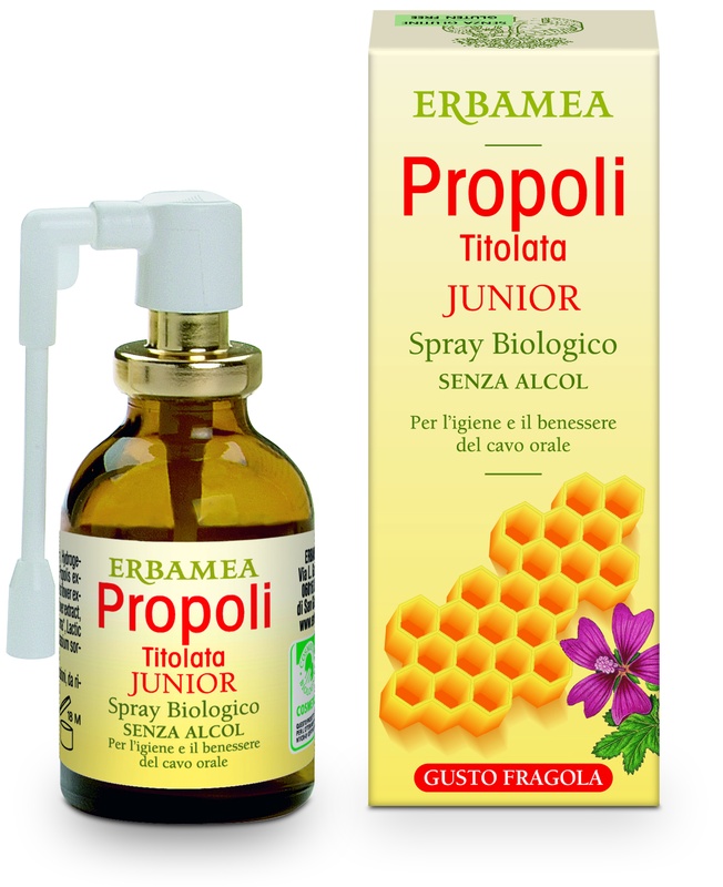 PROPOLI TITOLATA SPRAY JUNIOR BIOLOGICO 20 ML - Parafarmacia Mostacciano