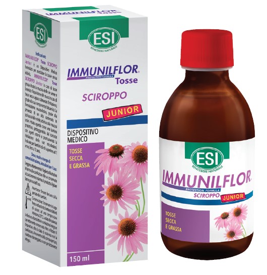 ESI IMMUNILFLOR SCIROPPO TOSSE JUNIOR 150 ML - Parafarmacia Mostacciano