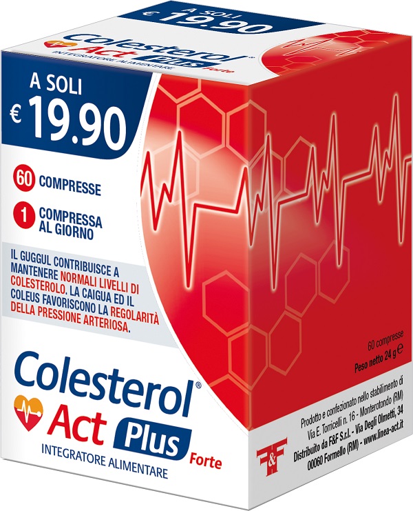 COLESTEROL ACT PLUS FORTE 60 COMPRESSE - Parafarmacia Mostacciano