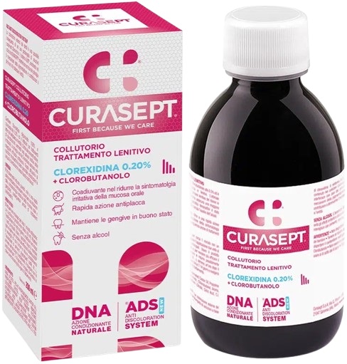 CURASEPT COLLUTORIO ADS DNA TRATTAMENTO LENITIVO 200 ML - Parafarmacia Mostacciano