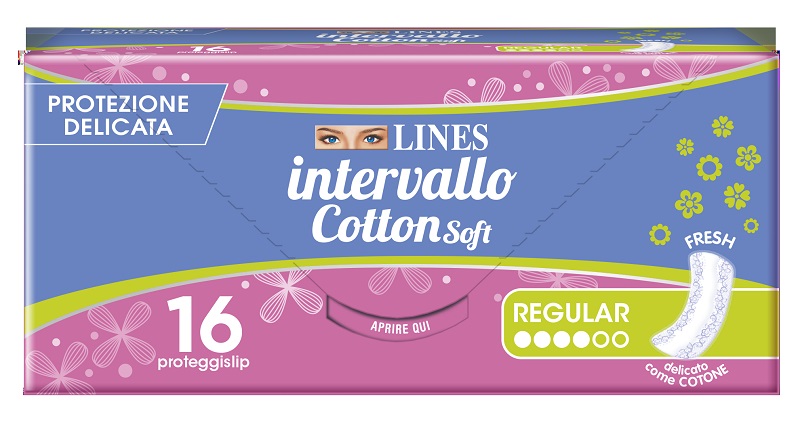 PROTEGGISLIP LINES INTERVALLO COTTON SOFT FRESH DISTESI 16 PEZZI - Parafarmacia Mostacciano