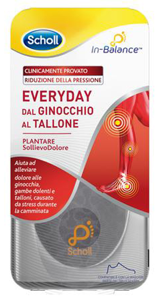 PLANTARE SOLLIEVO DOLORE DA GINOCCHIO A TALLONE SCHOLL IN BALANCE EVERYDAY M - Parafarmacia Mostacciano