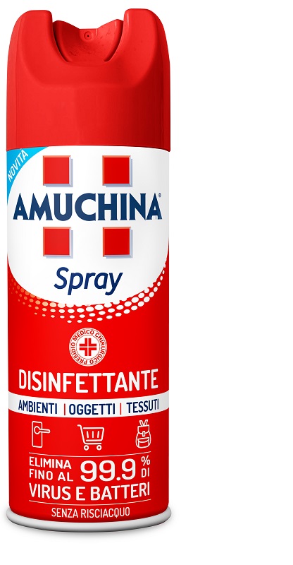 AMUCHINA SPRAY AMBIENTI OGGETTI TESSUTI 400 ML - Parafarmacia Mostacciano