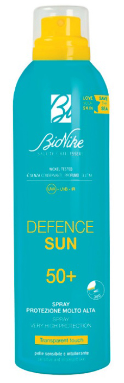 DEFENCE SUN SPRAY TRANSPARENT TOUCH 50+ 200 ML - Parafarmacia Mostacciano