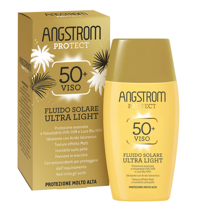 ANGSTROM FLUIDO SOLARE VISO ULTRA LIGHT SPF 50+ 40 ML - Parafarmacia Mostacciano