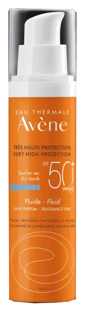 AVENE SOL FLUIDO SPF50+ SENZA PROFUMO NUOVA FORMULA 50 ML - Parafarmacia Mostacciano