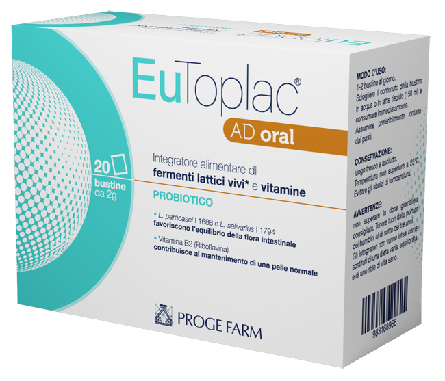 EUTOPLAC AD ORAL 20 BUSTINE - Parafarmacia Mostacciano