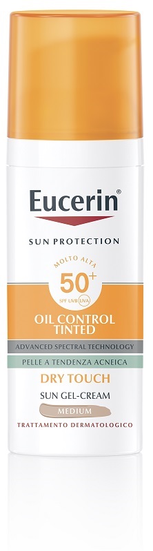 EUCERIN SUN OIL CONTROL TINTED CREAM SPF50+ 50 ML - Parafarmacia Mostacciano
