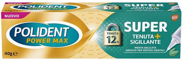 POLIDENT SUPER TENUTA + SIGILLANTE MENTA DELICATA ADESIVO PROTESI DENTALE 40 G - Parafarmacia Mostacciano
