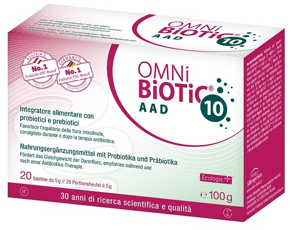 OMNI BIOTIC 10 AAD 20 BUSTINE DA 5 G - Parafarmacia Mostacciano