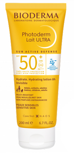 PHOTODERM LAIT ULTRA 50+ 200 ML - Parafarmacia Mostacciano