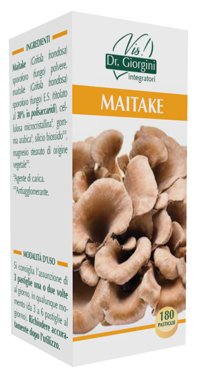 MAITAKE 180 PASTIGLIE - Parafarmacia Mostacciano