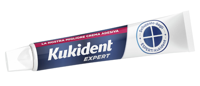 KUKIDENT EXPERT CREMA ADESIVA DENTIERE 57 G - Parafarmacia Mostacciano