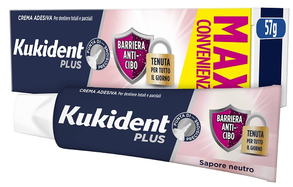 KUKIDENT PLUS SIGILLO ANTI INFILTRAZIONI CREMA ADESIVA DENTIERE 57 G - Parafarmacia Mostacciano