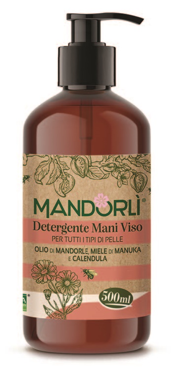 MANDORLI DETERGENTE MANI VISO PER TUTTI I TIPI DI PELLE 500 ML - Parafarmacia Mostacciano