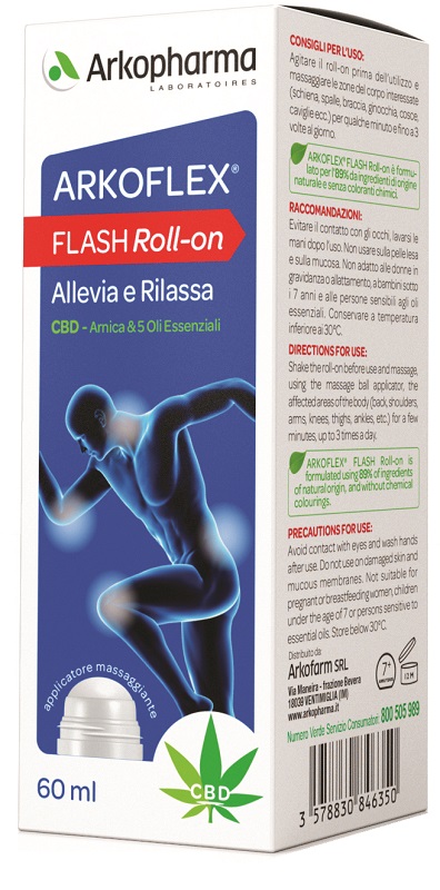 ARKOFLEX FLASH ROLL ON 60 ML - Parafarmacia Mostacciano