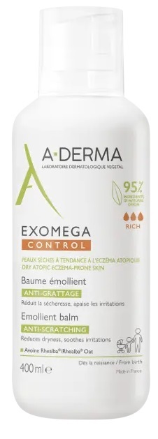 EXOMEGA CONTROL BALSAMO EMOLLIENTE 400 ML - Parafarmacia Mostacciano