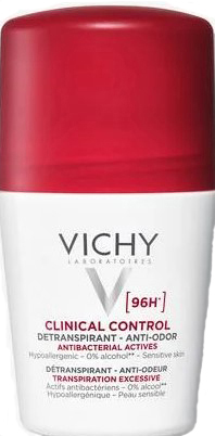 VICHY DEODORANTE CLINICAL CONTROL 96H ROLL 50 ML - Parafarmacia Mostacciano