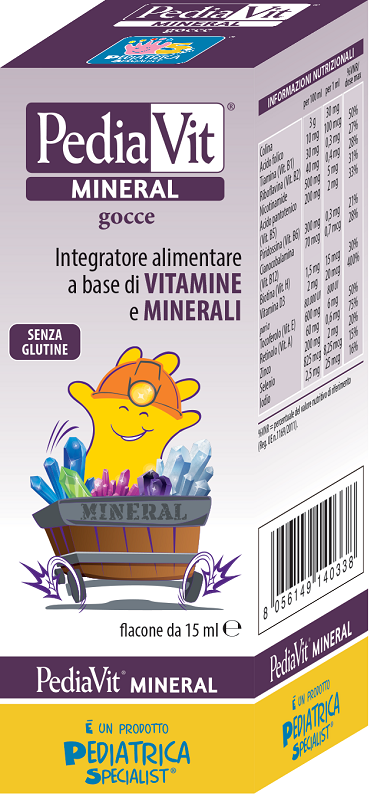 PEDIAVIT MINERAL GOCCE 15 ML - Parafarmacia Mostacciano