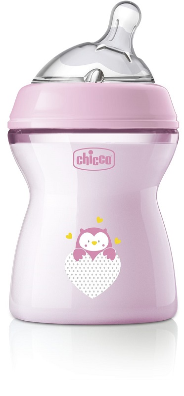 CHICCO BIBERON NAT FEEL PP 2M+ 250 ML BIMBA - Parafarmacia Mostacciano