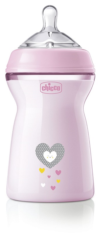 CHICCO BIBERON NAT FEEL PP 6M+ 330 ML BIMBA - Parafarmacia Mostacciano