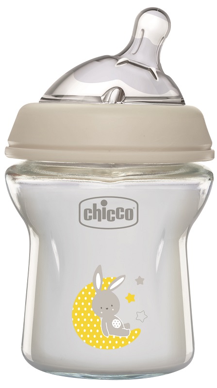 CHICCO BIBERON NAT FEEL VETRO 0M+ 150 ML - Parafarmacia Mostacciano