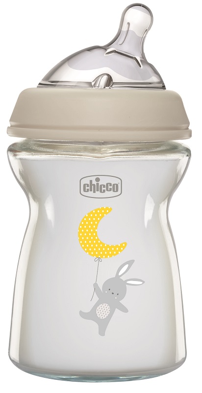 CHICCO BIBERON NAT FEEL VETRO 0M+ 250 ML - Parafarmacia Mostacciano