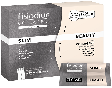 FISIODIUR COLLAGEN SLIM&BEAUTY 24 STICK PACK - Parafarmacia Mostacciano