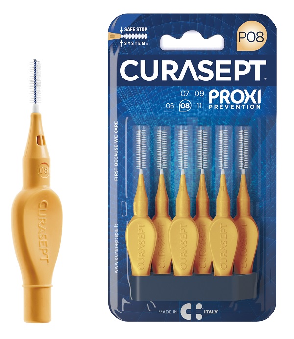 CURASEPT PROXI P08 ARANCIO CHIARO 6 PEZZI - Parafarmacia Mostacciano