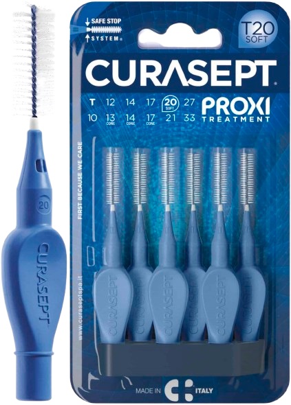 CURASEPT PROXI T20 SOFT BLUE 6 PEZZI - Parafarmacia Mostacciano