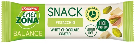 ENERZONA SNACK PISTACCHIO CIOCCOLATO BIANCO 27 G - Parafarmacia Mostacciano