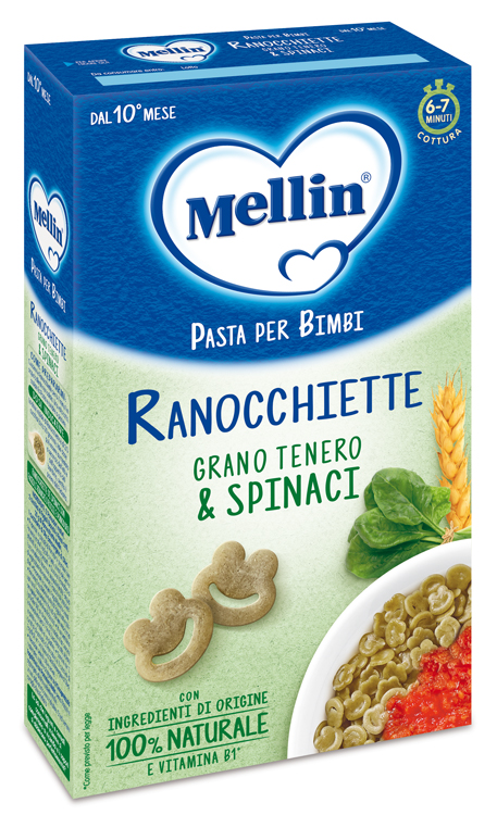 MELLIN RANOCCHIETTE CON SPINACI 280 G - Parafarmacia Mostacciano