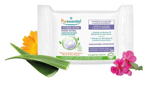 PURESSENTIEL IGIENE INTIMA SALVIETTE 25 PEZZI - Parafarmacia Mostacciano