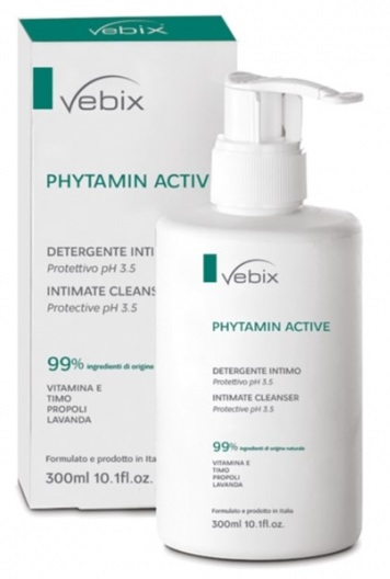 VEBIX PHYTAMIN E DETERGENTE INTIMO PROTETTIVO PH 3,5 300 ML - Parafarmacia Mostacciano